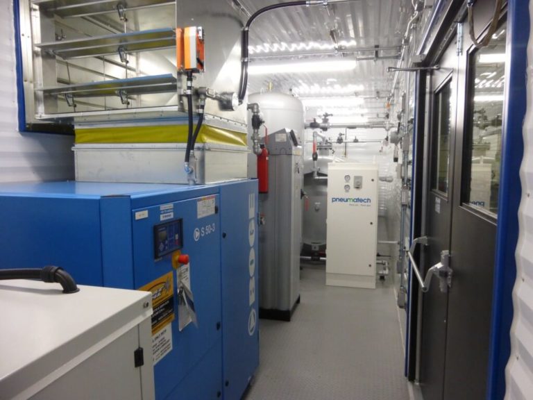 Custom Containerized Nitrogen / Instrument Air Package Central Air