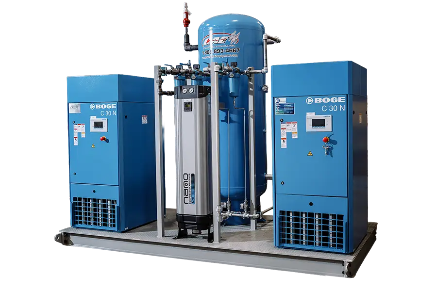 Boge compressed air skid package